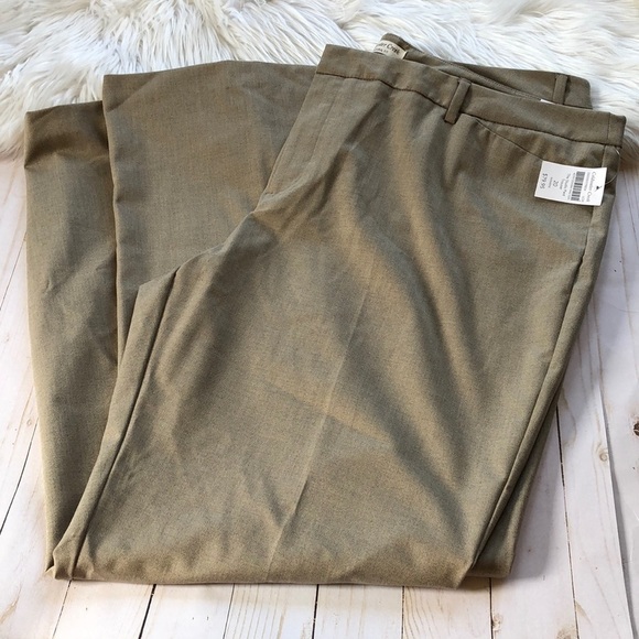 Coldwater Creek natural fit beige slacks size 20 - Picture 1 of 9